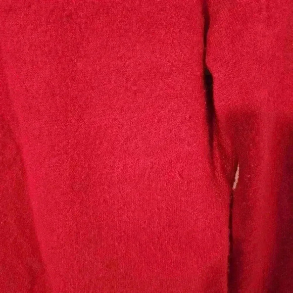 Talbots Cashmere Red Sweater - Perfect for Layering - Picture 5 of 5